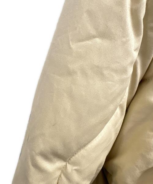 DIESEL（ディーゼル）DIESEL (ディーゼル) 中綿ジップブルゾン / キルティングジャケット ベージュ サイズ:Sの古着・服飾アイテム