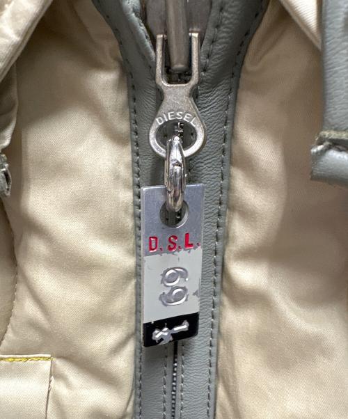 DIESEL（ディーゼル）DIESEL (ディーゼル) 中綿ジップブルゾン / キルティングジャケット ベージュ サイズ:Sの古着・服飾アイテム