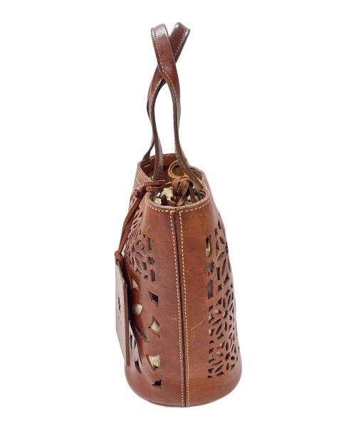 genten（ゲンテン）genten (ゲンテン) トートバッグ ブラウンの古着・服飾アイテム