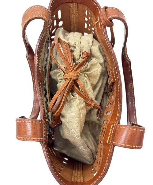 genten（ゲンテン）genten (ゲンテン) トートバッグ ブラウンの古着・服飾アイテム