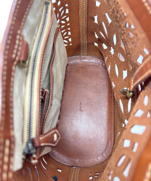 genten（ゲンテン）genten (ゲンテン) トートバッグ ブラウンの古着・服飾アイテム