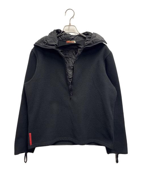 PRADA（プラダ）PRADA (プラダ) スリースアノラックパーカー ブラック サイズ:Mの古着・服飾アイテム