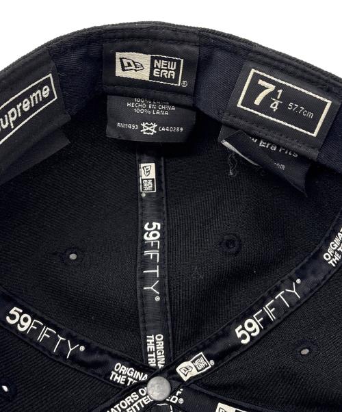 SUPREME（シュプリーム）SUPREME (シュプリーム) キャップ ブラックの古着・服飾アイテム