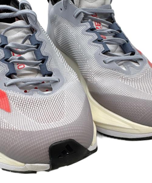 adidas（アディダス）adidas (アディダス) ランニングシューズ / ADIZERO BOSTON(アディゼロ ボストン) グレー×オレンジ サイズ:US 9の古着・服飾アイテム