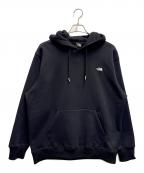 THE NORTH FACEザ ノース フェイス）の古着「スモールロゴヘザースウェットフーディ」｜ブラック