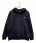 THE NORTH FACE（ザ ノース フェイス）の古着「スモールロゴヘザースウェットフーディ」｜ブラック