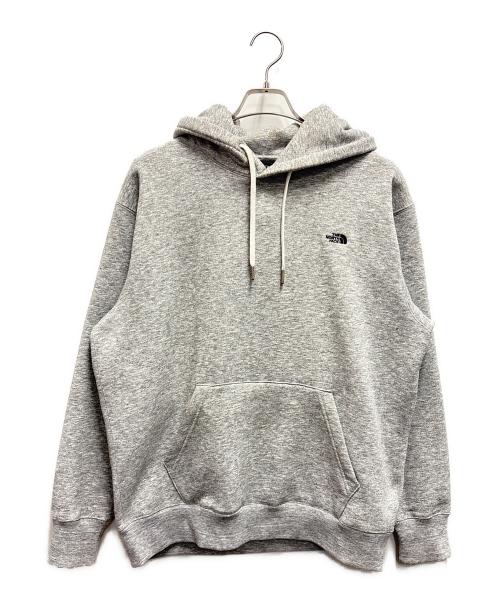 THE NORTH FACE（ザ ノース フェイス）THE NORTH FACE (ザ ノース フェイス) スモールロゴヘザースウェットフーディ グレー サイズ:Lの古着・服飾アイテム