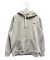 THE NORTH FACE（ザ ノース フェイス）の古着「スモールロゴヘザースウェットフーディ」｜グレー