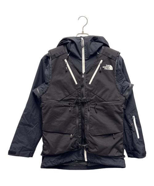 THE NORTH FACE（ザ ノース フェイス）THE NORTH FACE (ザ ノース フェイス) スキージャケット / VO out of bounds jacket パウダーガイドベストセット ブラック サイズ:XSの古着・服飾アイテム
