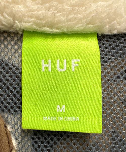 HUF（ハフ）HUF (ハフ) ボアジャケット ホワイト サイズ:Mの古着・服飾アイテム