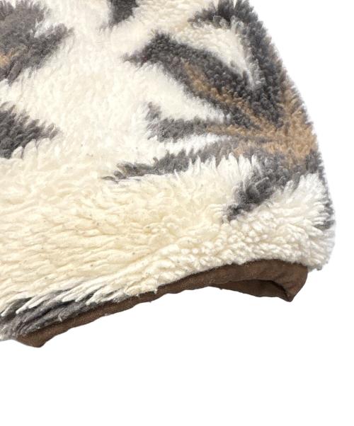 HUF（ハフ）HUF (ハフ) ボアジャケット ホワイト サイズ:Mの古着・服飾アイテム