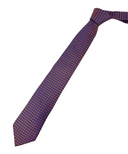 HERMES（エルメス）HERMES (エルメス) ネクタイ / 	H織り パープル パープル サイズ:サイズ表記無しの古着・服飾アイテム