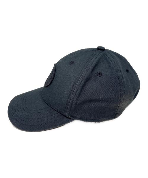 STONE ISLAND（ストーンアイランド）STONE ISLAND (ストーンアイランド) ベースボールキャップ ブラックの古着・服飾アイテム