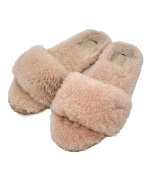 UGG（アグ）UGG (アグ) ボアサンダル ピンク サイズ:USA 7の古着・服飾アイテム