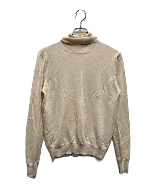 MONCLER（モンクレール）MONCLER (モンクレール) 薄手ニット ベージュ サイズ:Mの古着・服飾アイテム