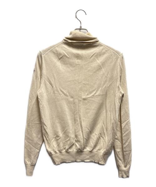 MONCLER（モンクレール）MONCLER (モンクレール) 薄手ニット ベージュ サイズ:Mの古着・服飾アイテム