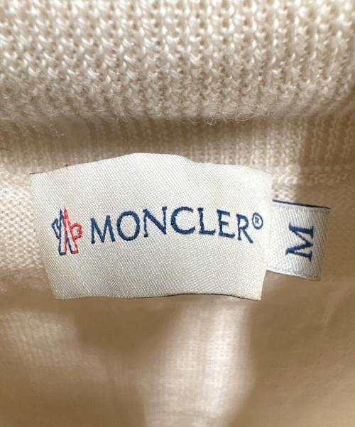 MONCLER（モンクレール）MONCLER (モンクレール) 薄手ニット ベージュ サイズ:Mの古着・服飾アイテム