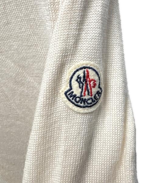 MONCLER（モンクレール）MONCLER (モンクレール) 薄手ニット ベージュ サイズ:Mの古着・服飾アイテム
