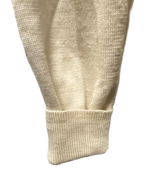 MONCLER（モンクレール）MONCLER (モンクレール) 薄手ニット ベージュ サイズ:Mの古着・服飾アイテム