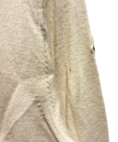 MONCLER（モンクレール）MONCLER (モンクレール) 薄手ニット ベージュ サイズ:Mの古着・服飾アイテム