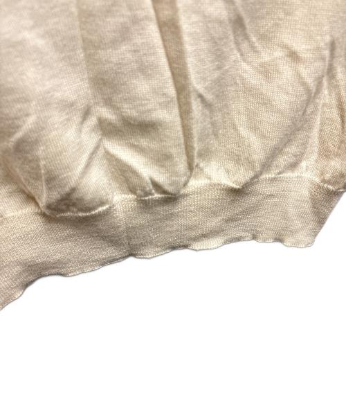 MONCLER（モンクレール）MONCLER (モンクレール) 薄手ニット ベージュ サイズ:Mの古着・服飾アイテム