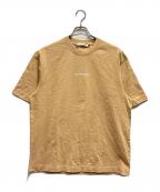 Acne studiosアクネ ストゥディオス）の古着「ロゴTシャツ」｜ベージュ