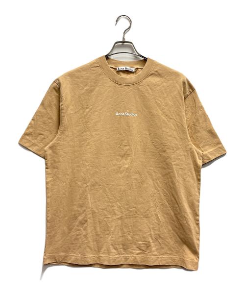 Acne studios（アクネ ストゥディオス）Acne studios (アクネ ストゥディオス) ロゴTシャツ ベージュ サイズ:Sの古着・服飾アイテム