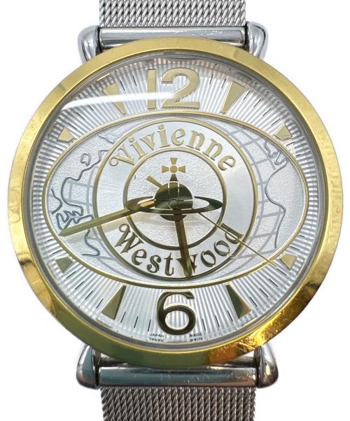 Vivienne Westwood（ヴィヴィアンウエストウッド）Vivienne Westwood (ヴィヴィアンウエストウッド) 腕時計 シルバー×ゴールドの古着・服飾アイテム
