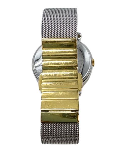 Vivienne Westwood（ヴィヴィアンウエストウッド）Vivienne Westwood (ヴィヴィアンウエストウッド) 腕時計 シルバー×ゴールドの古着・服飾アイテム