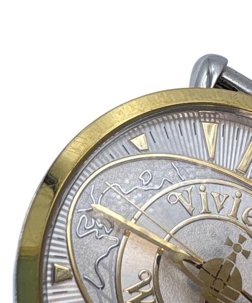 Vivienne Westwood（ヴィヴィアンウエストウッド）Vivienne Westwood (ヴィヴィアンウエストウッド) 腕時計 シルバー×ゴールドの古着・服飾アイテム