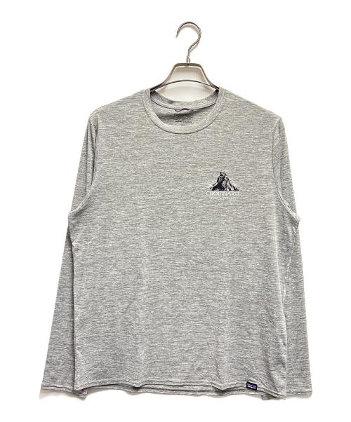 Patagonia（パタゴニア）Patagonia (パタゴニア) 長袖カットソー グレー サイズ:Mの古着・服飾アイテム