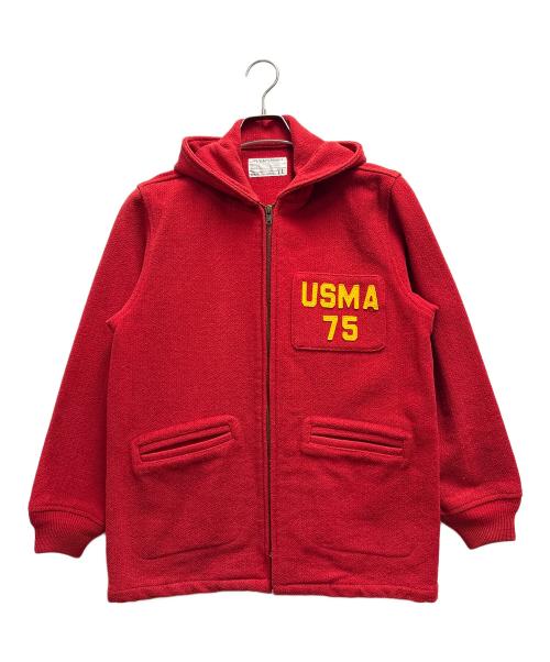 HOUSTON（ヒューストン）HOUSTON (ヒューストン) カデットコート レッド サイズ:36の古着・服飾アイテム