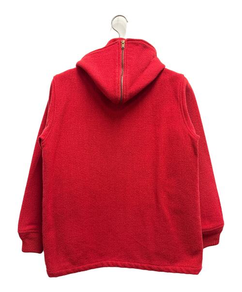 HOUSTON（ヒューストン）HOUSTON (ヒューストン) カデットコート レッド サイズ:36の古着・服飾アイテム