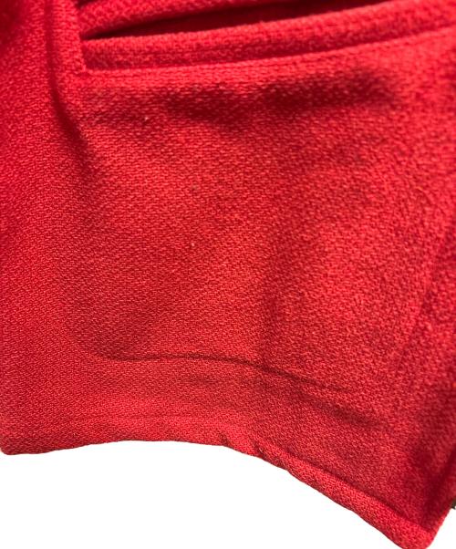HOUSTON（ヒューストン）HOUSTON (ヒューストン) カデットコート レッド サイズ:36の古着・服飾アイテム