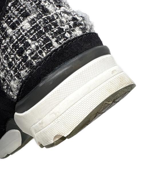 CHANEL（シャネル）CHANEL (シャネル) ラウンドトゥ ココマークロングブーツ ブラック サイズ:37の古着・服飾アイテム