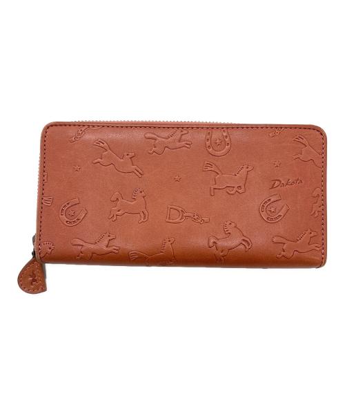 DAKOTA（ダコタ）DAKOTA (ダコタ) 長財布 ブラウンの古着・服飾アイテム
