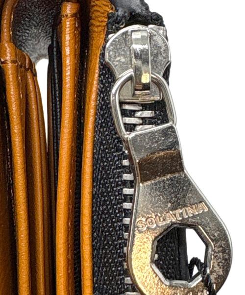 SOLATINA（ソラチナ）SOLATINA (ソラチナ) 2つ折り財布 ブラックの古着・服飾アイテム