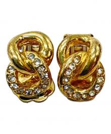 Christian Dior（クリスチャン ディオール）の古着「ラインストーン付イヤリング」