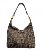 FENDIフェンディ）の古着「セミショルダーバッグ」｜ブラウン