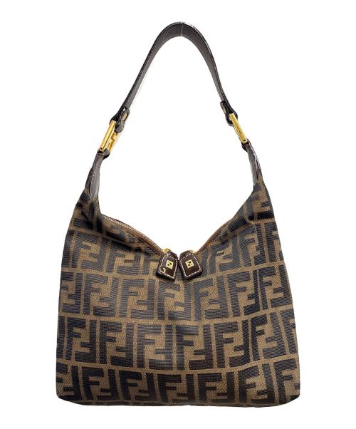 FENDI（フェンディ）FENDI (フェンディ) セミショルダーバッグ ブラウンの古着・服飾アイテム