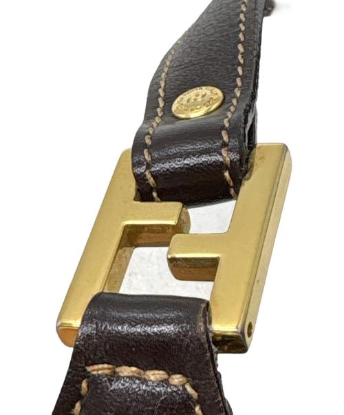 FENDI（フェンディ）FENDI (フェンディ) セミショルダーバッグ ブラウンの古着・服飾アイテム