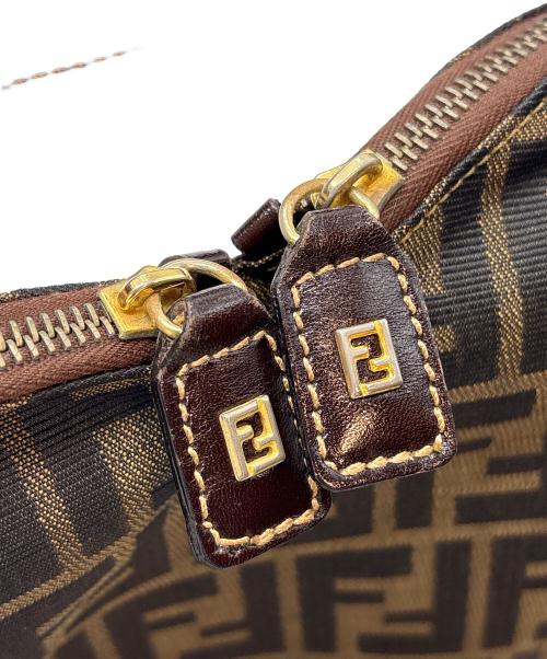 FENDI（フェンディ）FENDI (フェンディ) セミショルダーバッグ ブラウンの古着・服飾アイテム