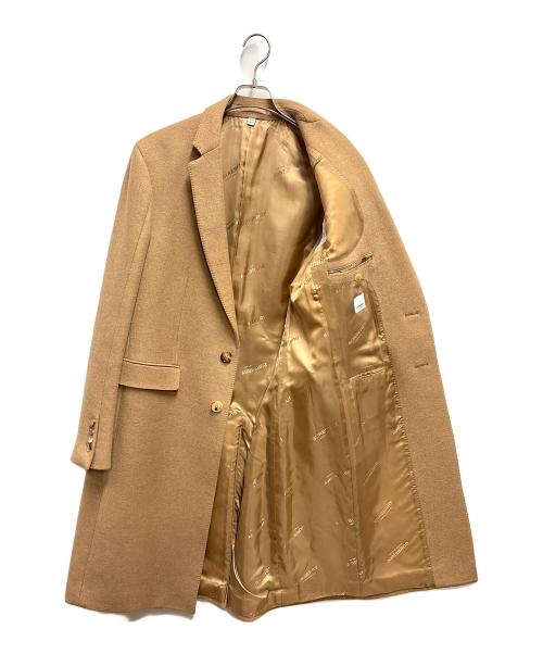 BURBERRY（バーバリー）BURBERRY (バーバリー) キャメルチェスターコート ベージュ サイズ:52の古着・服飾アイテム