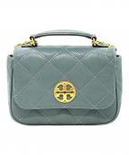 TORY BURCHトリーバーチ）の古着「チェーンショルダーバッグ」｜ブルー