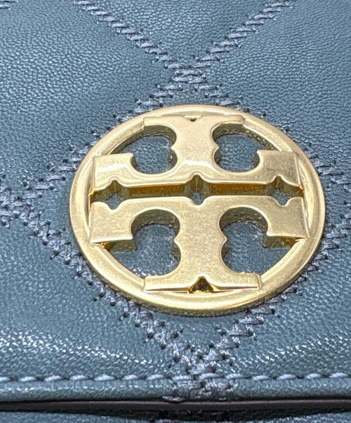 TORY BURCH（トリーバーチ）TORY BURCH (トリーバーチ) チェーンショルダーバッグ ブルーの古着・服飾アイテム