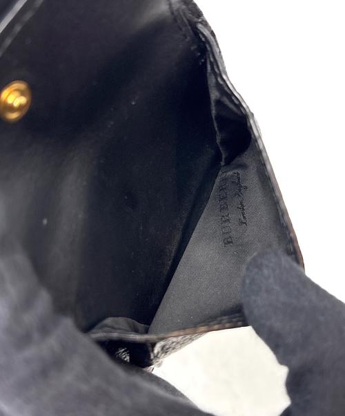 BURBERRY（バーバリー）BURBERRY (バーバリー) 2つ折り財布 ブラックの古着・服飾アイテム