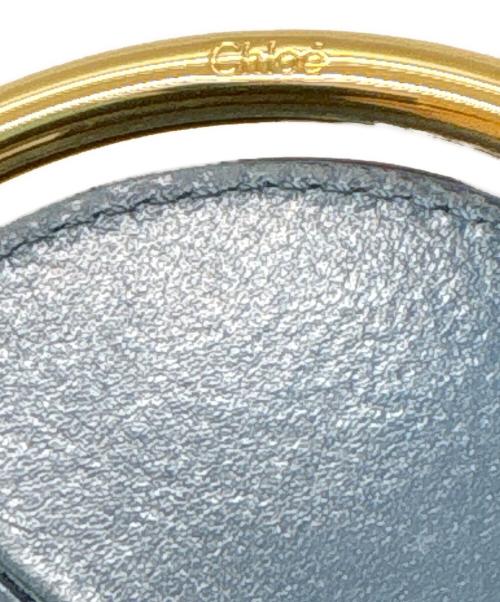 Chloe（クロエ）Chloe (クロエ) キークロシェット ブルー×ゴールドの古着・服飾アイテム