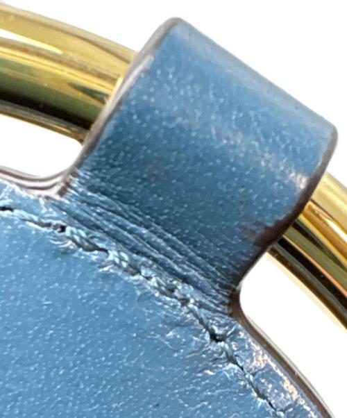 Chloe（クロエ）Chloe (クロエ) キークロシェット ブルー×ゴールドの古着・服飾アイテム