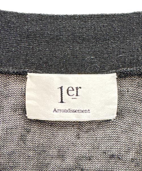 1er Arrondissement（プルミエ アロンディスモン）1er Arrondissement (プルミエ アロンディスモン) 薄手カーディガン ブラック サイズ:不明の古着・服飾アイテム