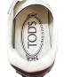 中古・古着 TOD'S (トッズ) Tヴィンテージスニーカー ホワイト×ベージュ サイズ:37 1/2：15000円
